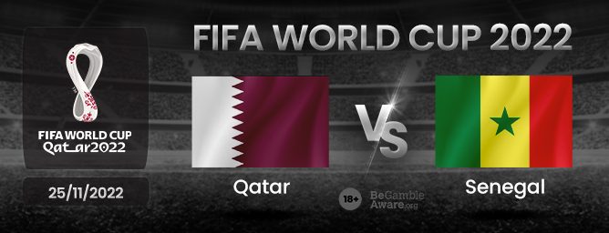 qatar vs senegal prediction banner