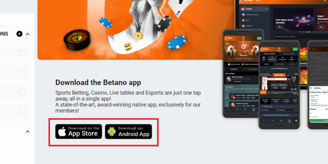 How to download Betano app for iOS and Android